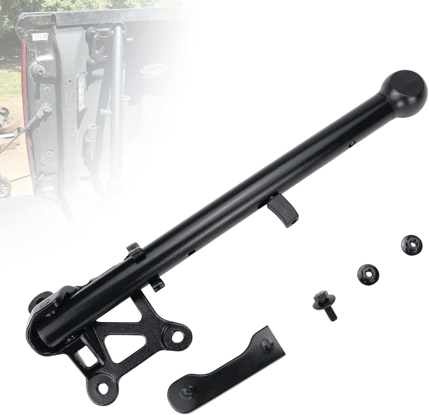 Auxiliary Tailgate Step Handle Compatible with Chevy Silverado & GMC Sierra 1500 2500HD 3500HD 2019-2026 Truck Bed Assist Handle Assembly Tailgate Handle W/Bracket Repalces 85116689 84338560