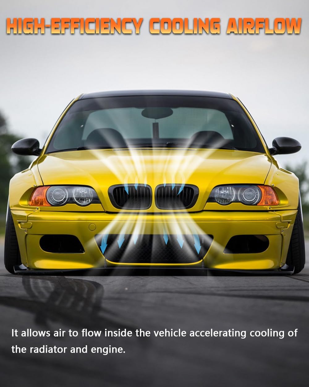 Double Slats Gloss Black Front Grill Compatible with 2012-2018 BMW 3 Series F30 F31 F35 320i 328i 335i, ABS Kidney Grille