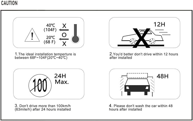 Window Visor Compatible with Honda Pilot 2016-2022 Wind Deflector Sun/Rain - Image 4