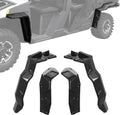 Fender Flares Extensions for Polaris Ranger XP 1000, Front & Rear UTV Mud Flaps, Heavy-Duty Combined Extended Mud Guards for Polaris Ranger XP 1000 Crew 2018-2025 Accessories (4PCS)