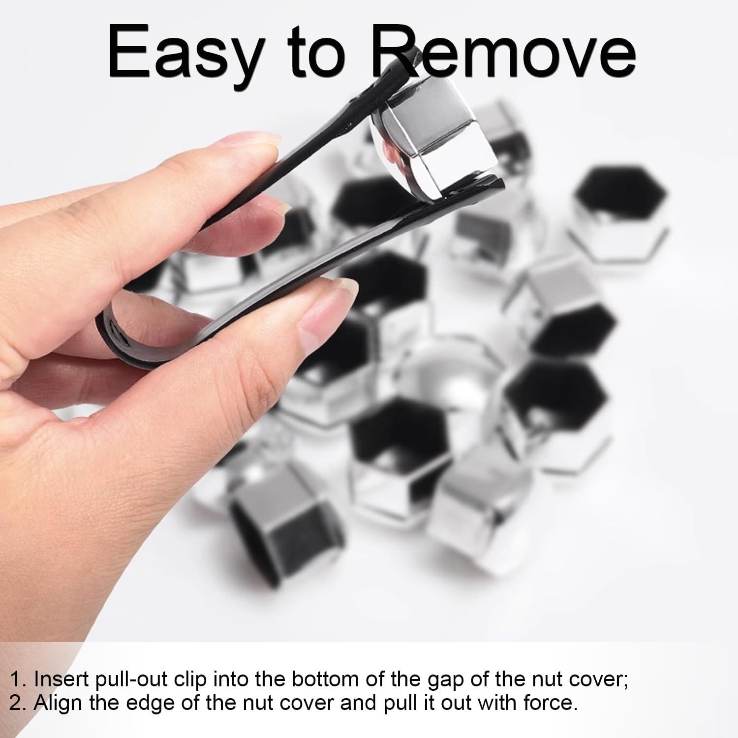 20 Pcs Lug Nut Covers for 2018-2022 2023 2024 Chevy Chevrolet Equinox, Protecting Decorating Wheel Bolts Protective Covers Rust-Resistant Car Accessories,Silver-19mm