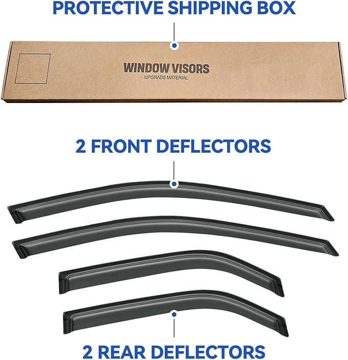 Window Visors Rain Guards Shield - Image 5