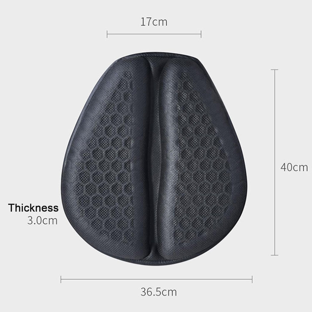 Motorcycle Gel Seat Cushion for Honda NT 1100 /NT1100/ NT1100 DCT/ NT1100 MT Foldable 3D-Honeycomb Structure Shock Absorption & Breathable