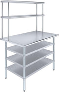 Amgood 30" x 48" Stainless Steel Work Table by AmGood