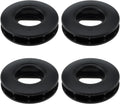 4X Car Floor Mat Fastening Non-Slip Snap Buckles Compatible with Toyota Car Carpet, Black