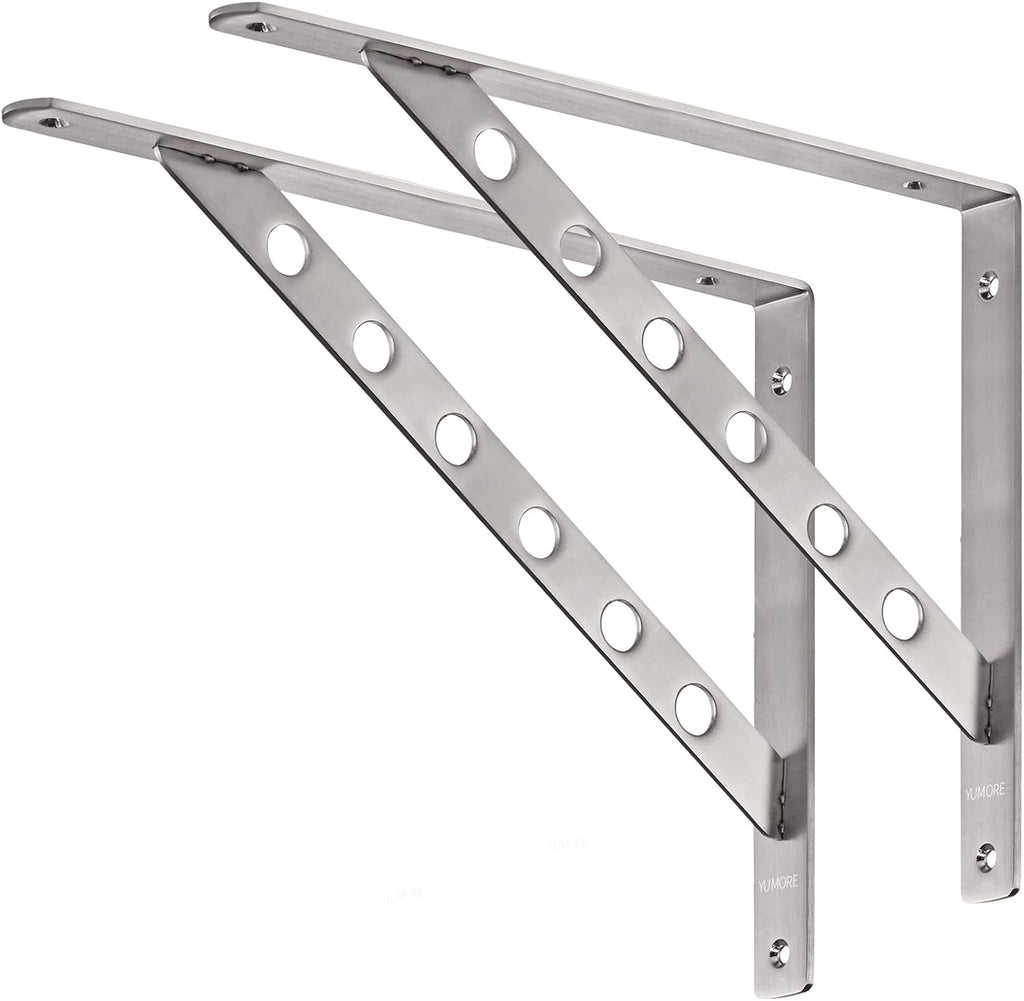 yumore 16 inch shelf bracket, heavy duty l, main product view
