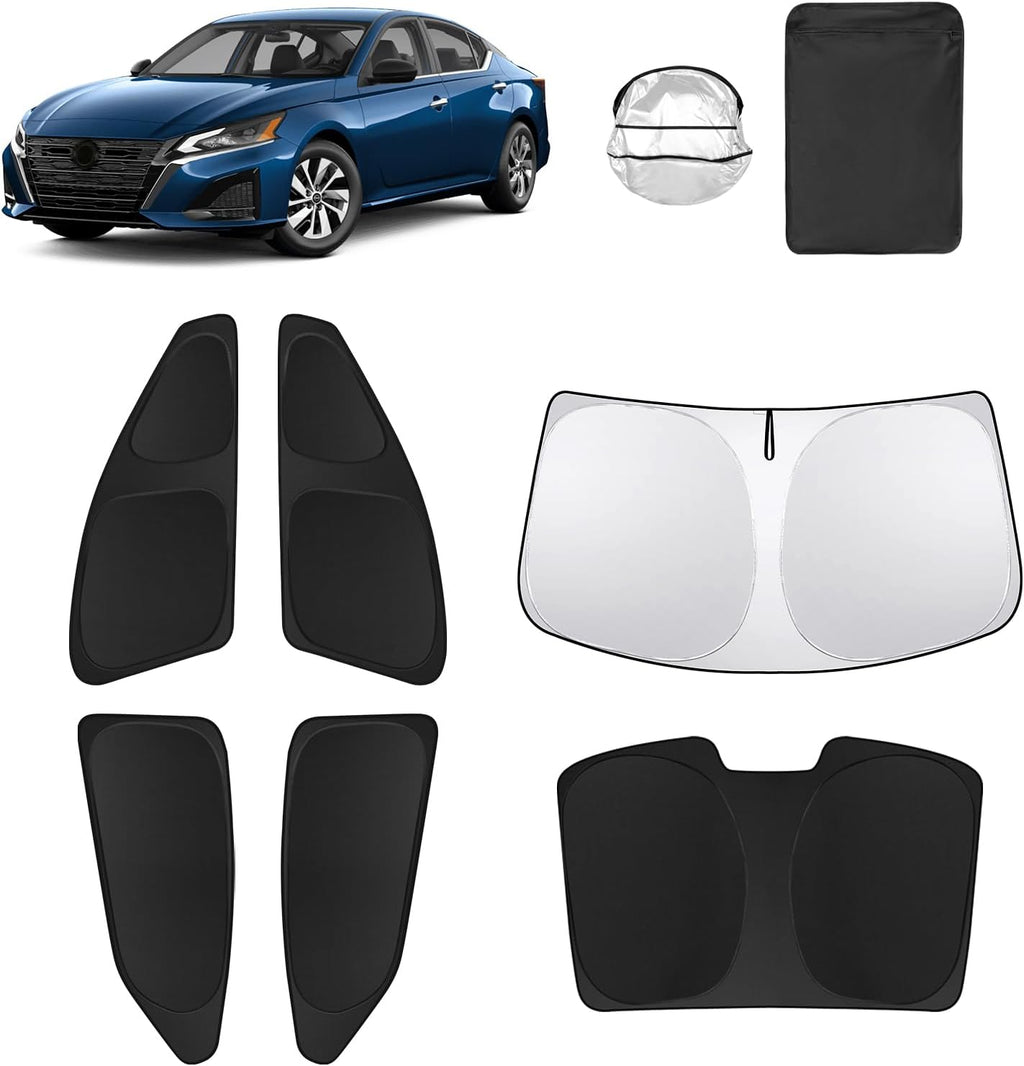 6pcs Car Window Shades for Nissan Altima 2019-2025 Accessories, Windshield Side