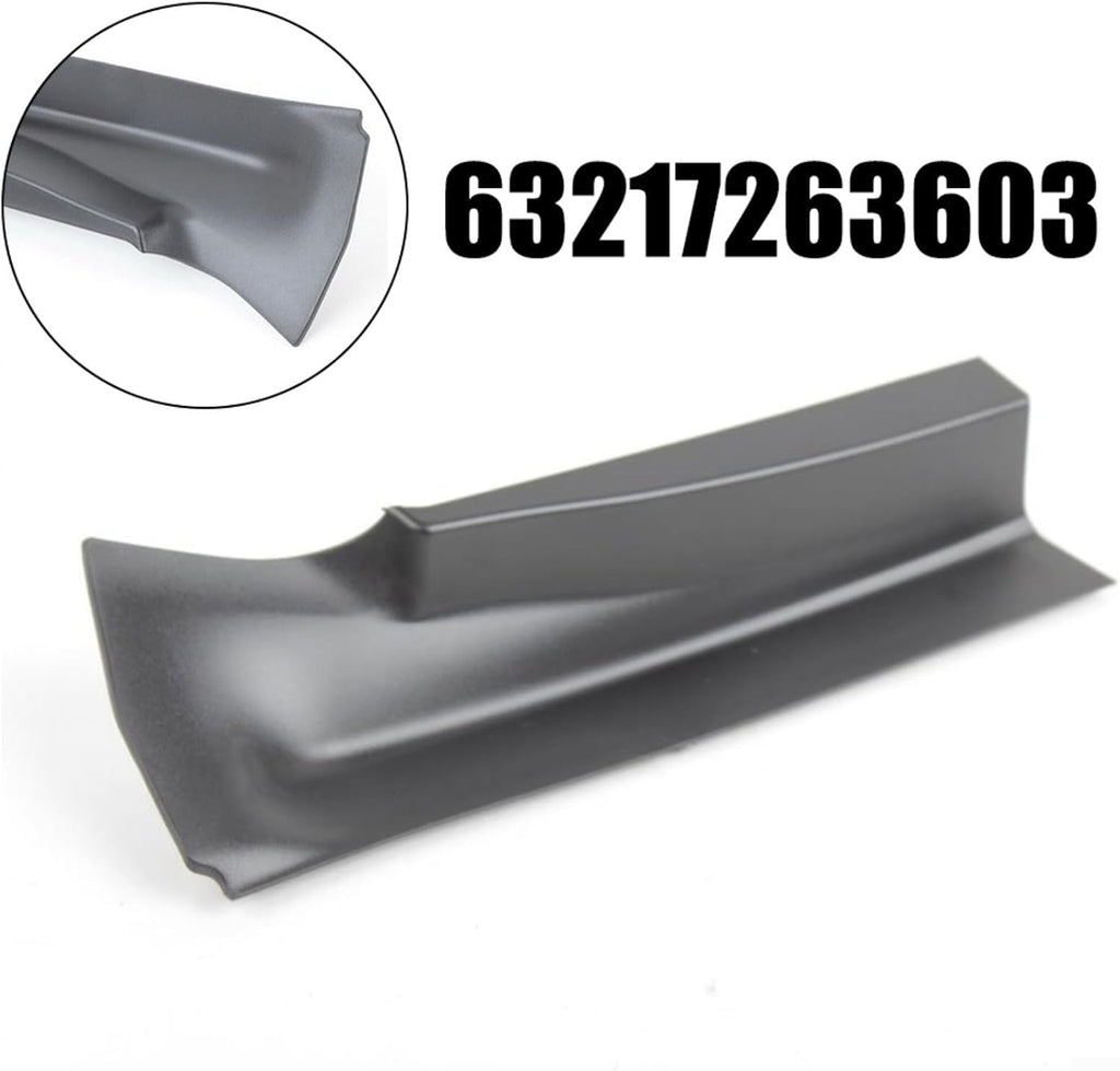 Replacement Left Tail Light Cover for BMW X3 F25 2011-2017, Black Plastic Trim Compatible with OEM 63217263603