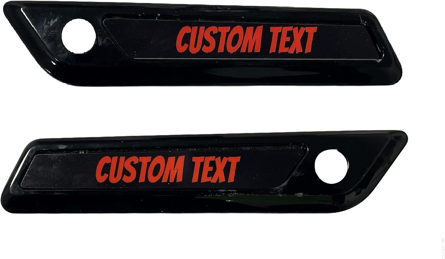 Kustom Cycle Parts Premium Aftermarket Custom Text Saddlebag Inserts! Comes in pairs. Fits Harley Davidson Touring Models. Street Glides Road Glides Road King Ultra Eletra Glide. Made in USA (2014 and Newer)