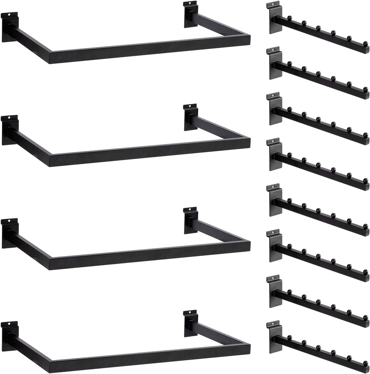 12 Pack Slatwall Accessories Kit