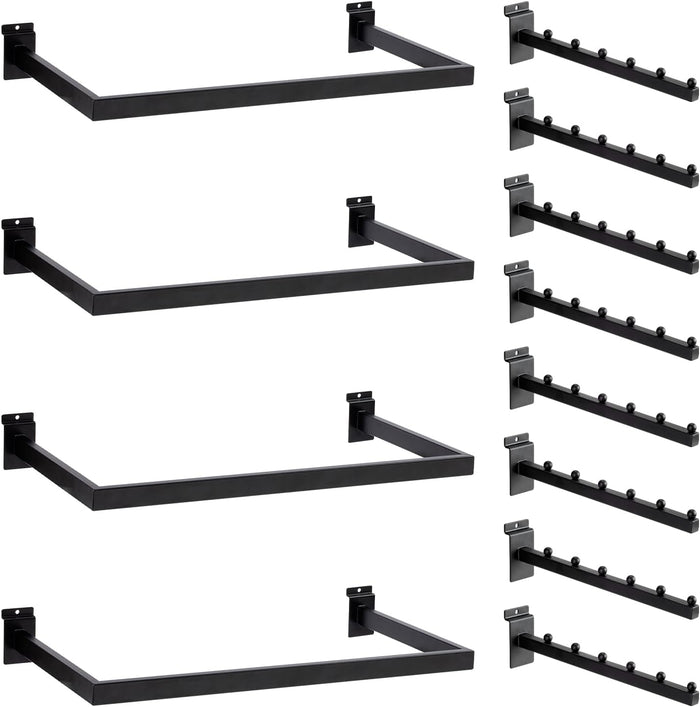 12 Pack Slatwall Accessories Kit