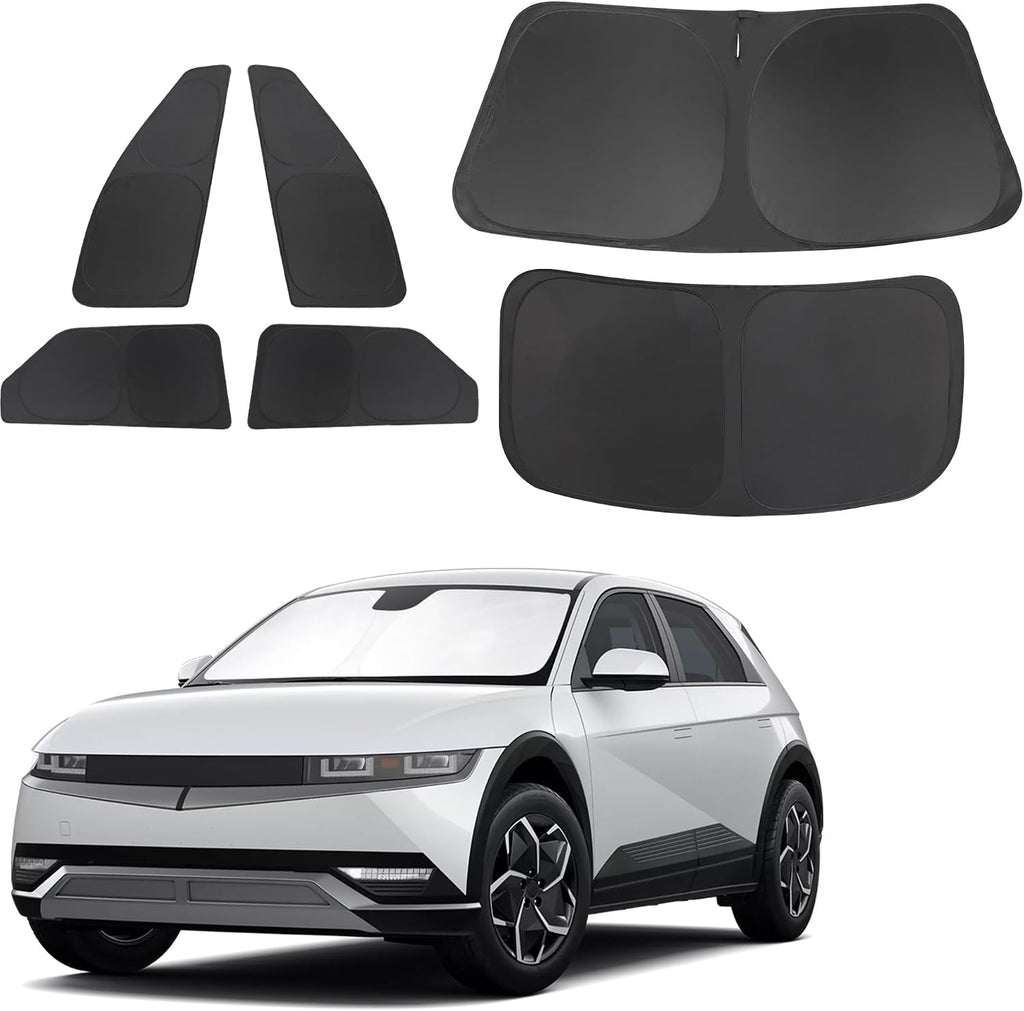 TINGLU Window Shades for Hyundai Ioniq 5 2022-2024 2025 Accessorie Car Side