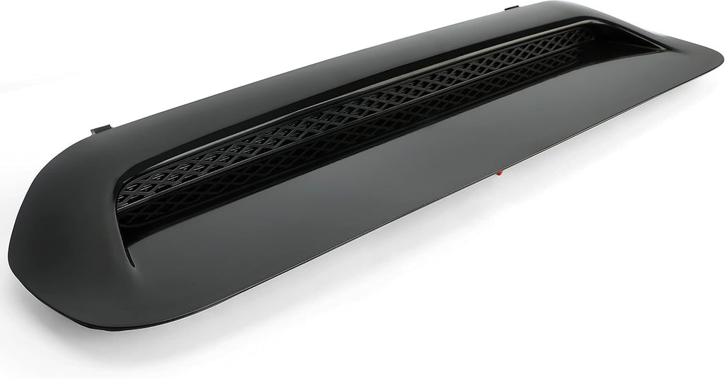 KUAFU Front Upper Hood Scoop Sport Hood Compatible with 2010-2022 Toyota 4Runner & 2012-2015 Toyota Tacoma Bulge Insert Upgrade Air Flow Scoop Kit Replacement for TO1231103 - Unpainted Black