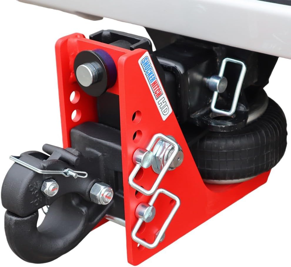 Shocker HD 20K Air Hitch & Farm Mount Towing Kit Fits 2-1/2" Hitch. Has, Pintle Hook, Drawbar & Clevis