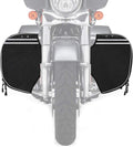 KEMIMOTO Soft Lowers Chaps Highway Crash Bar Covers Motorcycle Leg Warmers Compatible with Touring Road King Road Glide Electra Glide and Trike Models After 1980-2024 2025