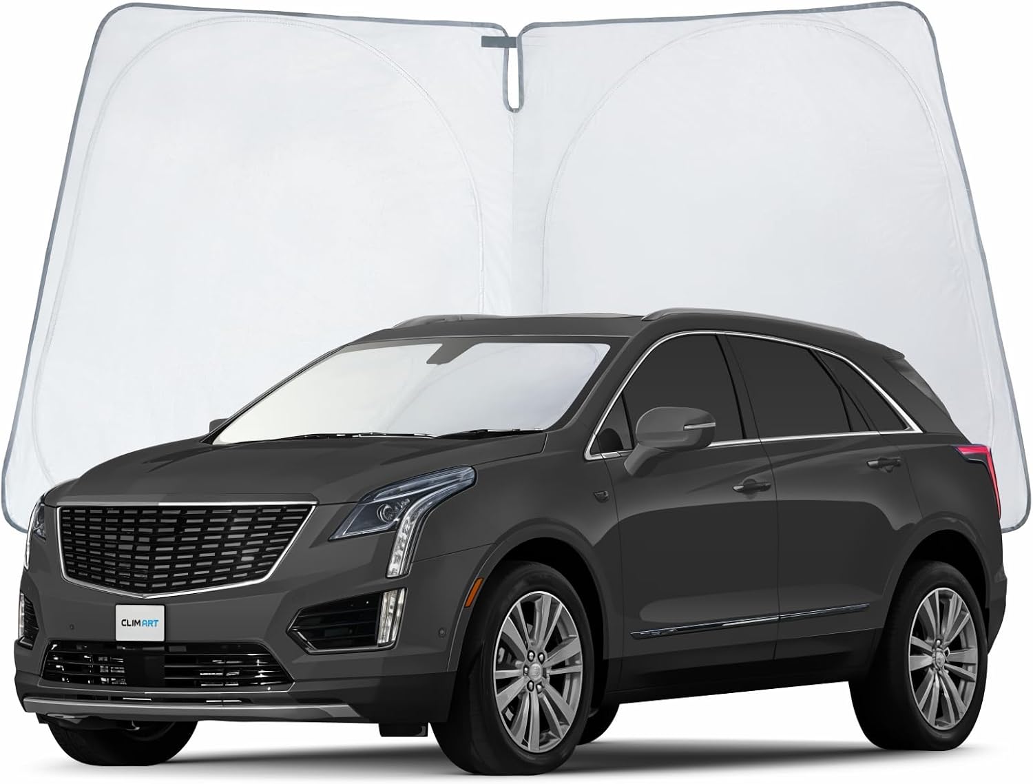 CLIM ART Windshield Sun Shade for Cadillac XT5 2017-2026, Custom-Fit Foldable Car Sunshade, Vehicle Sun Protector, Front Auto Windshield Cover, Car Accessories - WS5033