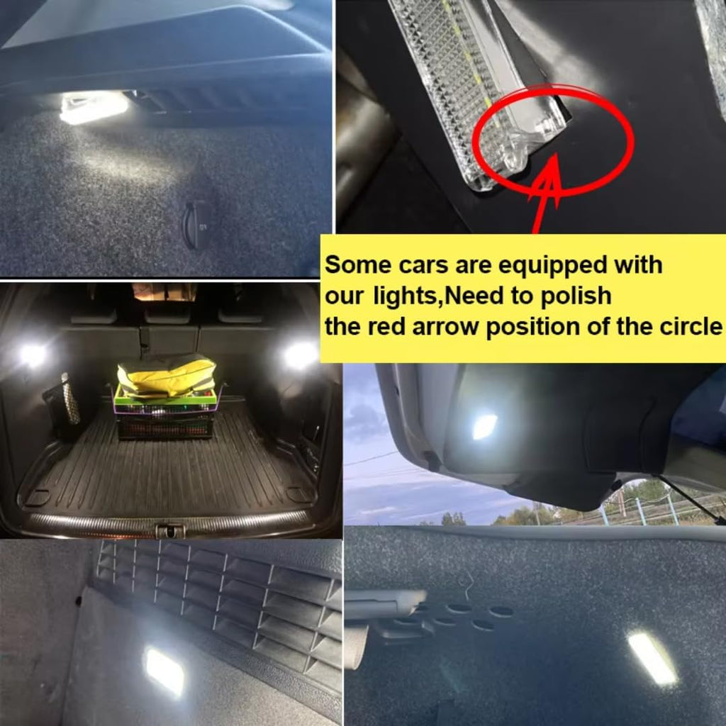 Car Trunk Light for Audi Q5 8R 2009-2012 TT 8N/8J Coupe/Roadster 2000-2012, 1pc/2pcs Luggage Trunk Lights Luggage Compartment Lamp