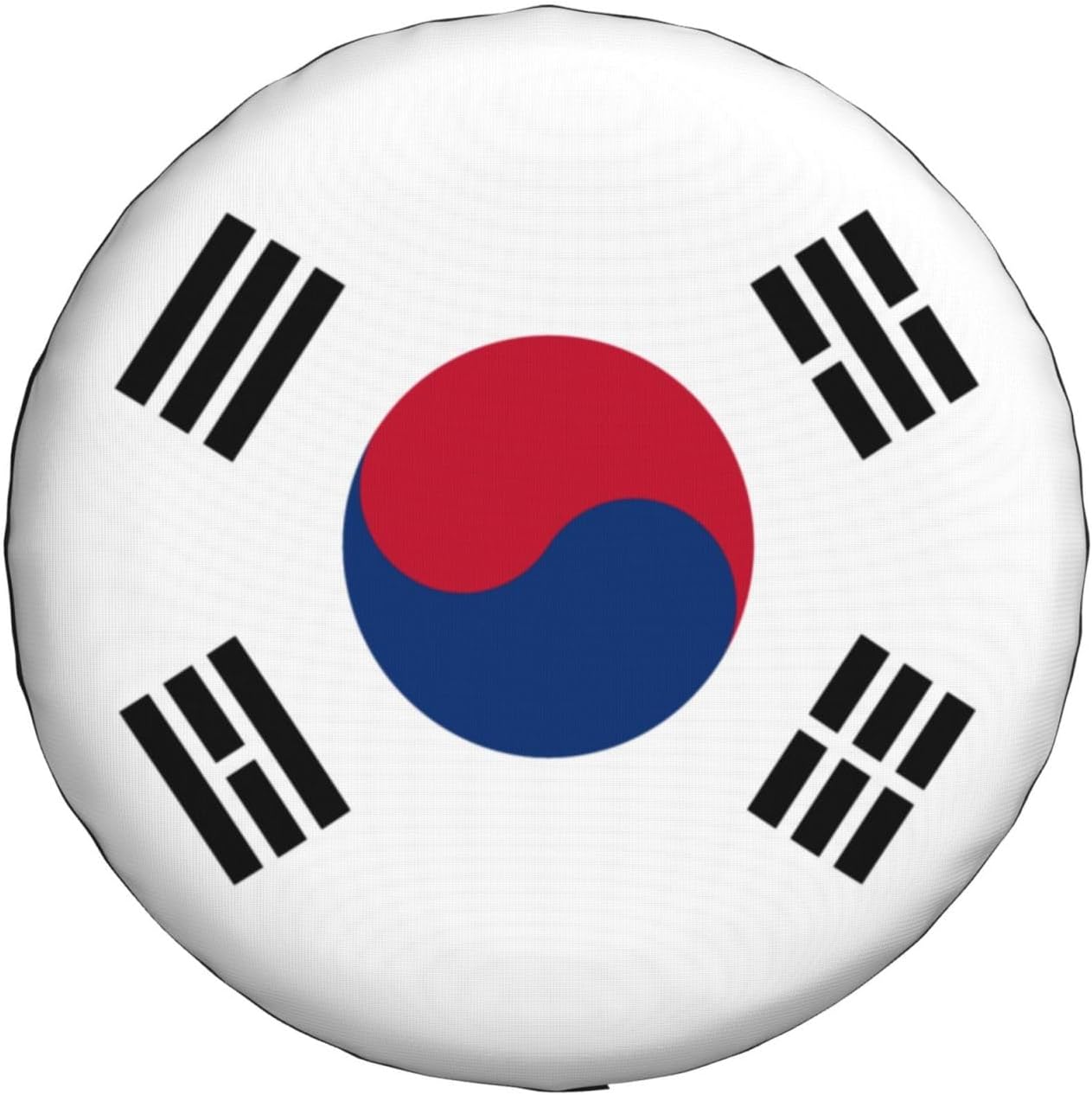 Korean Flag Print Universal Spare Tire Cover for RV, Jeep | Wheel Protector Fits Rv, Trailer, Jeep, Shield Tires From Sun, Dirt And Rain For Outdoor Storage