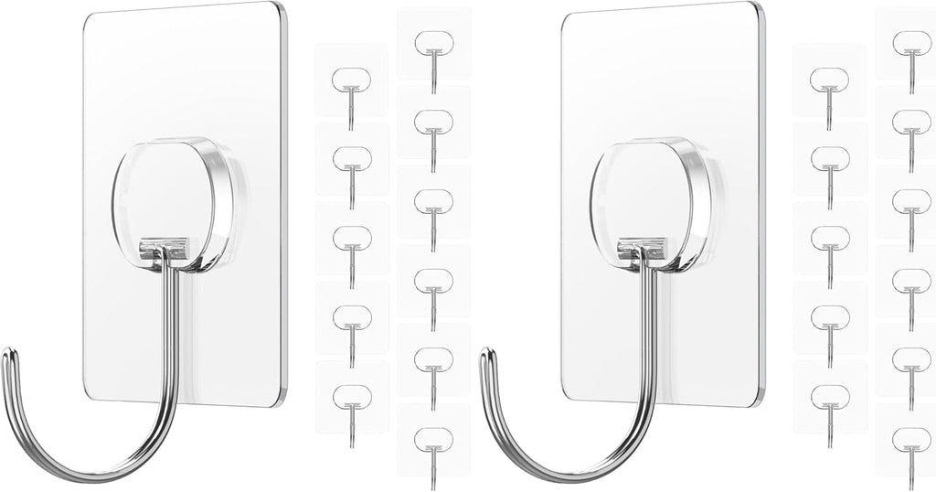 jinshunfa adhesive wall hooks 13lb heavy duty no, main product view