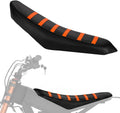CHANGCHENG Electric Dirt Bike Seat Cover for Tutti Soleil 01,Waterproof Non-Slip Seat Cushion Cover for E Bike Tuttio Soleil01-Orange Stripe