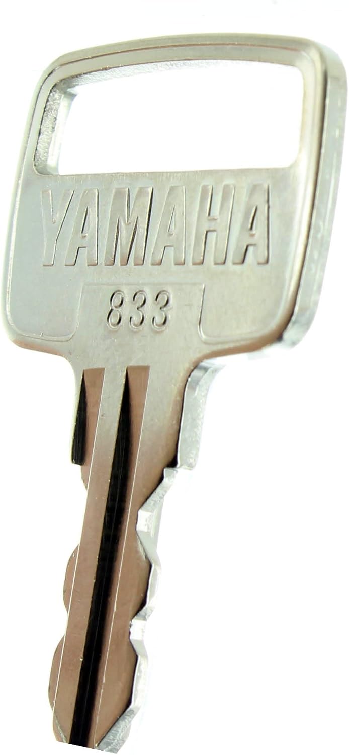 Yamaha New OEM Ignition Key (833), 90890-56021-00