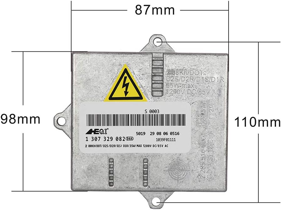 Replacement Xenon HID Ballast Headlight Control Unit Module, D2S 35W | 1307329082, 1307329084, 1307329074