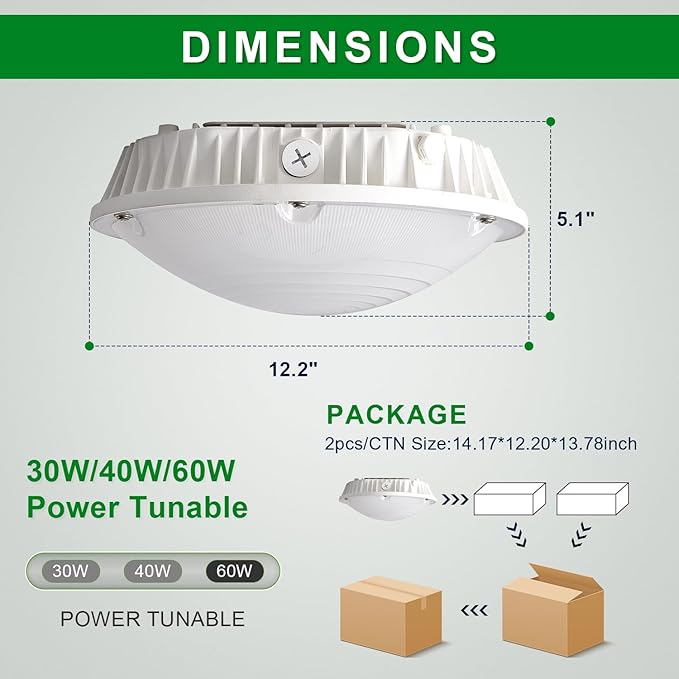 OSTEK LED Canopy Gas Station Light - Image 4