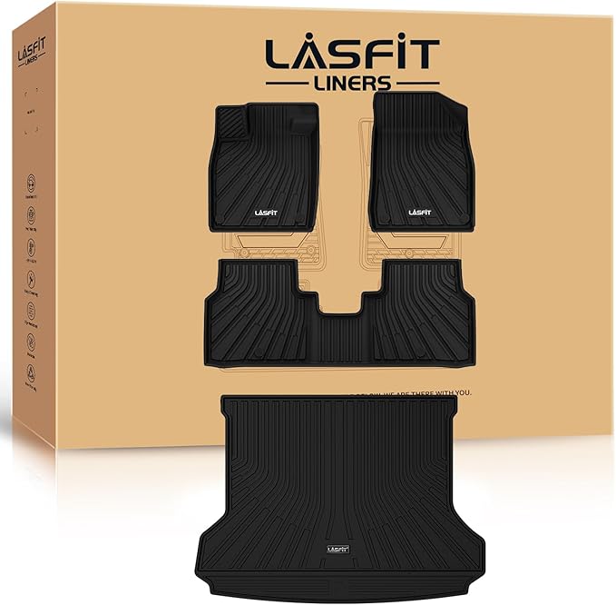 LASFIT Floor Mats & Cargo Mats for Volkswagen ID.4 2025 2024 2023 2022 2021 by LASFIT