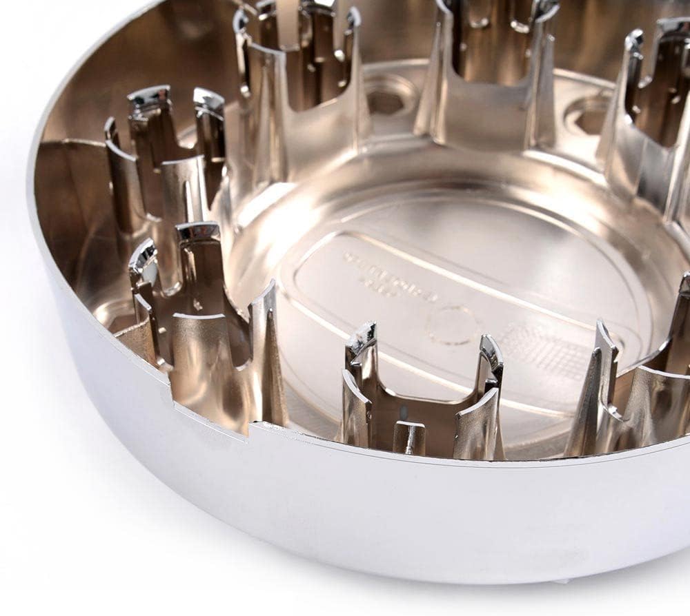 ALLGOOD Front Alloy Wheel Center Caps, Fit Dodge Ram 3500 2011-2016 1-TON Dually, Front Chrome Hub Caps, 1PCS