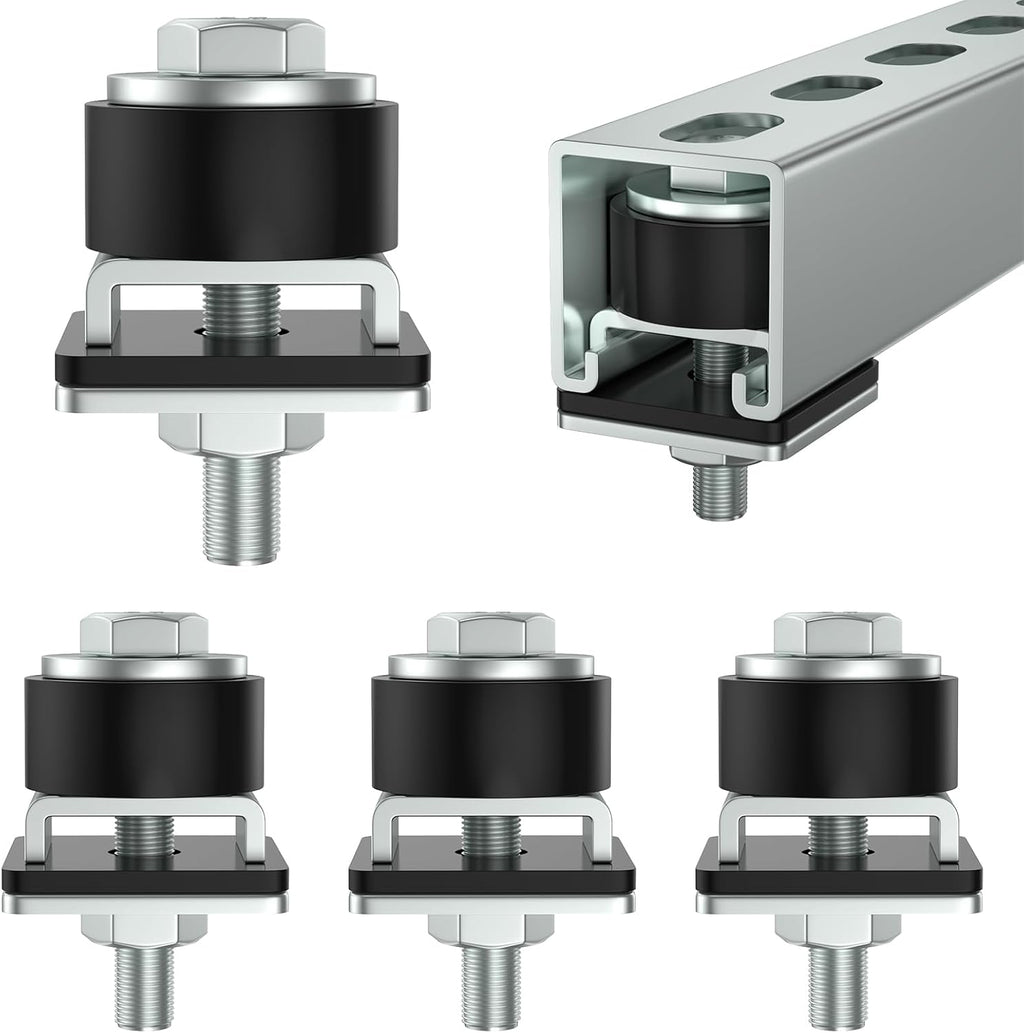 SKTREX Anti-Skid designTrolley Roller Wheels Limit Trolley Assembly Positioning