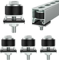 SKTREX Anti-Skid designTrolley Roller Wheels Limit Trolley Assembly Positioning