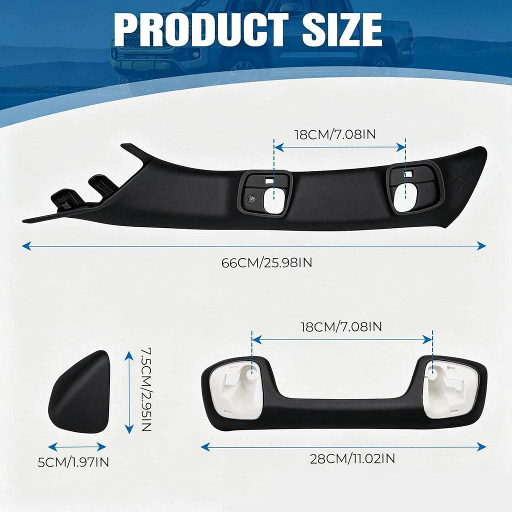 Driver Side A-Pillar Grab Handle Compatible with Toyota Tacoma 4th Gen 2024-2026