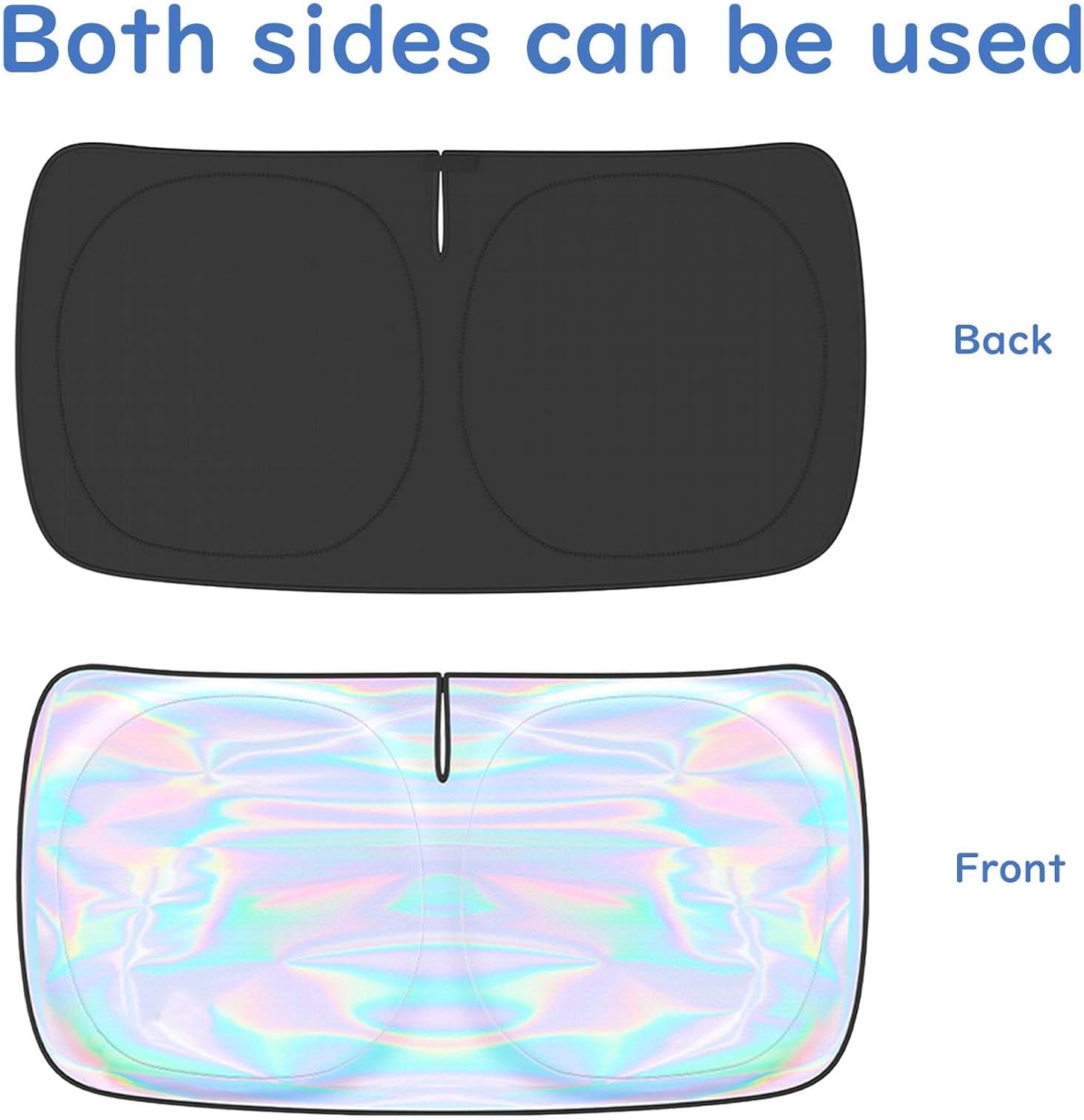 Windshield Sun Shade for Jeep Renegade 2015-2024 - 4 Layers SunShade Compatible with Jeep Renegade Foldable Front Window Sunshade Sun Visor Protector Block UV Rays Keep Your Car Cooler Car Accessories
