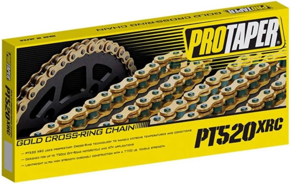 pro taper 520 xrc chain (120 links) (gold), main product view