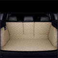 Car Full Coverage Boot Liner for Suzuki Jimny 2018-2023 2024 2025, Antislip Carpets Anti-Scratch Leather Rear Trunk Protector Mat,A/Beige