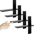 3/8" thick heavy-duty floating shower bench brackets, main product view