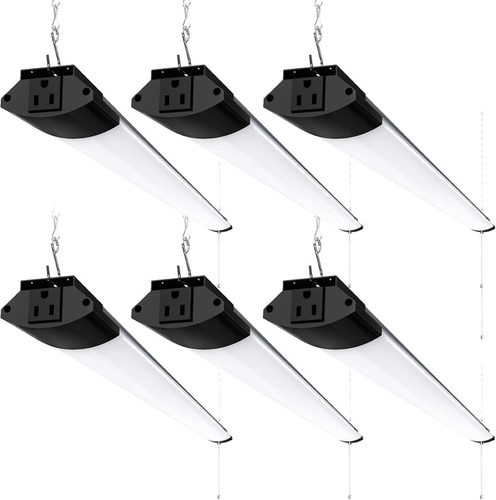 Barrina BS84 LED Shop Lights for Workshop 4FT, 5000K Utility Shop Lights (6 Packs)