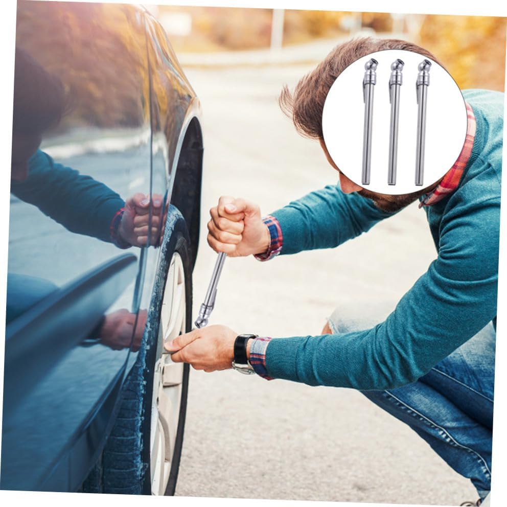 Sosoport 5Pcs Portable Tire Pressure Gauge Pen Instant Read Air Pressure Tool for Cars Easy to Use No Battery Required Accurate Measurement for Safe Driving