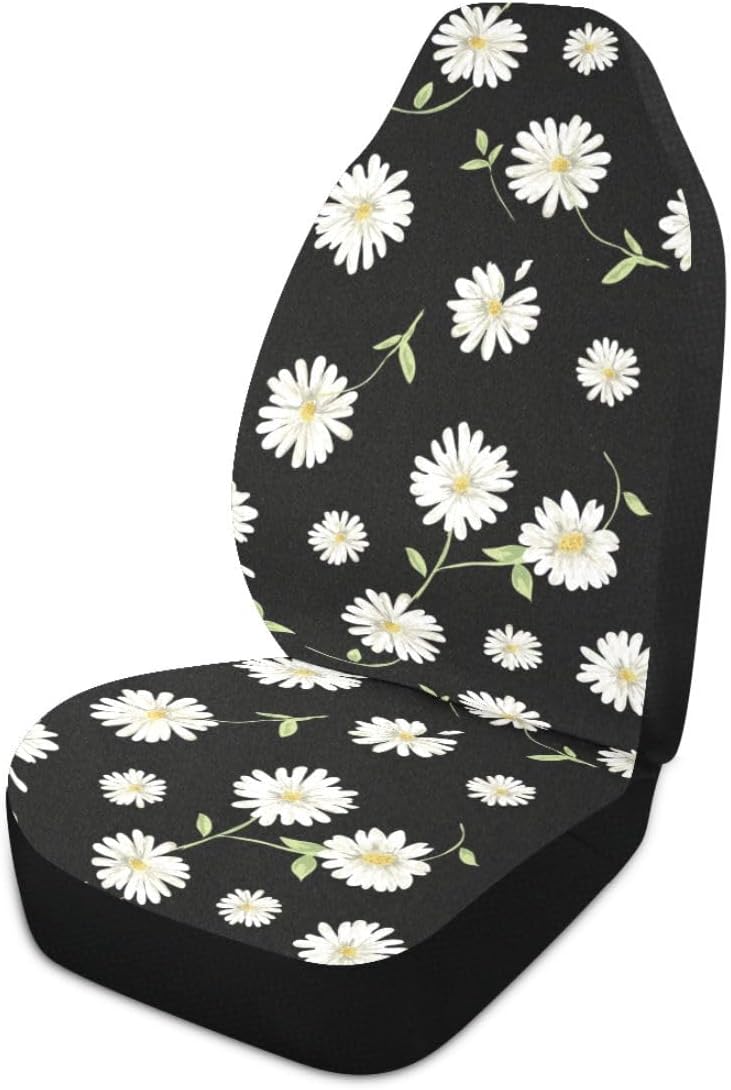 daisy car seat covers set of 2,cute daisy shown in use