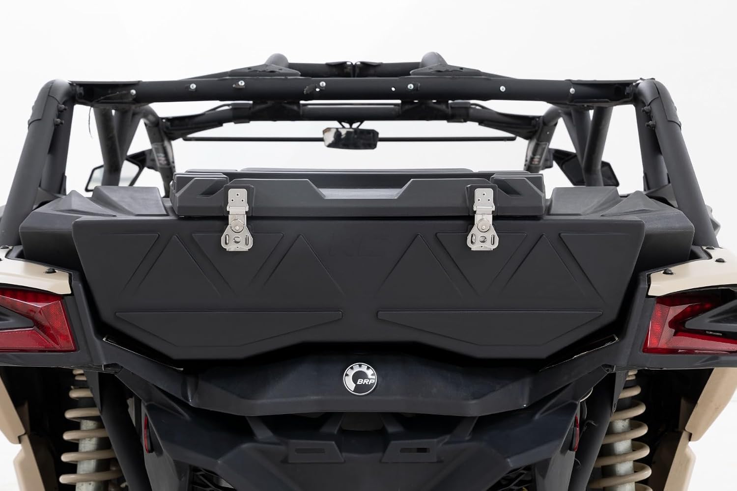 Rough Country Rear Bed Cargo Box for Can-Am Maverick X3 (2 & 4-Seat Models) - 45-Gallon Storage Capacity, Watertight Seal, High-Impact UV-Resistant, Lockable Latches