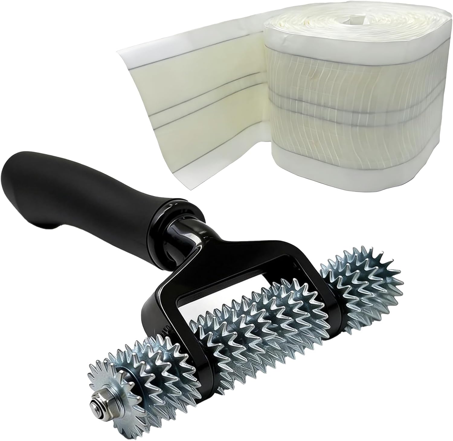 Carpet Patch Repair Kit with 5-Inch Star Wheel Seam Roller and 30ft Double-Sided Joining Tape, DIY Carpets Repair Kit for Carpet Maintenance Tasks