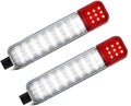 Interior LED Door Panel Lights, Super Bright Car Door Panel Warning Light, Replace OEM Number# 15021518,15021517, Compatible with Chevy Silverado GMC C/K, Sierra 1500 2500 3500 (White)