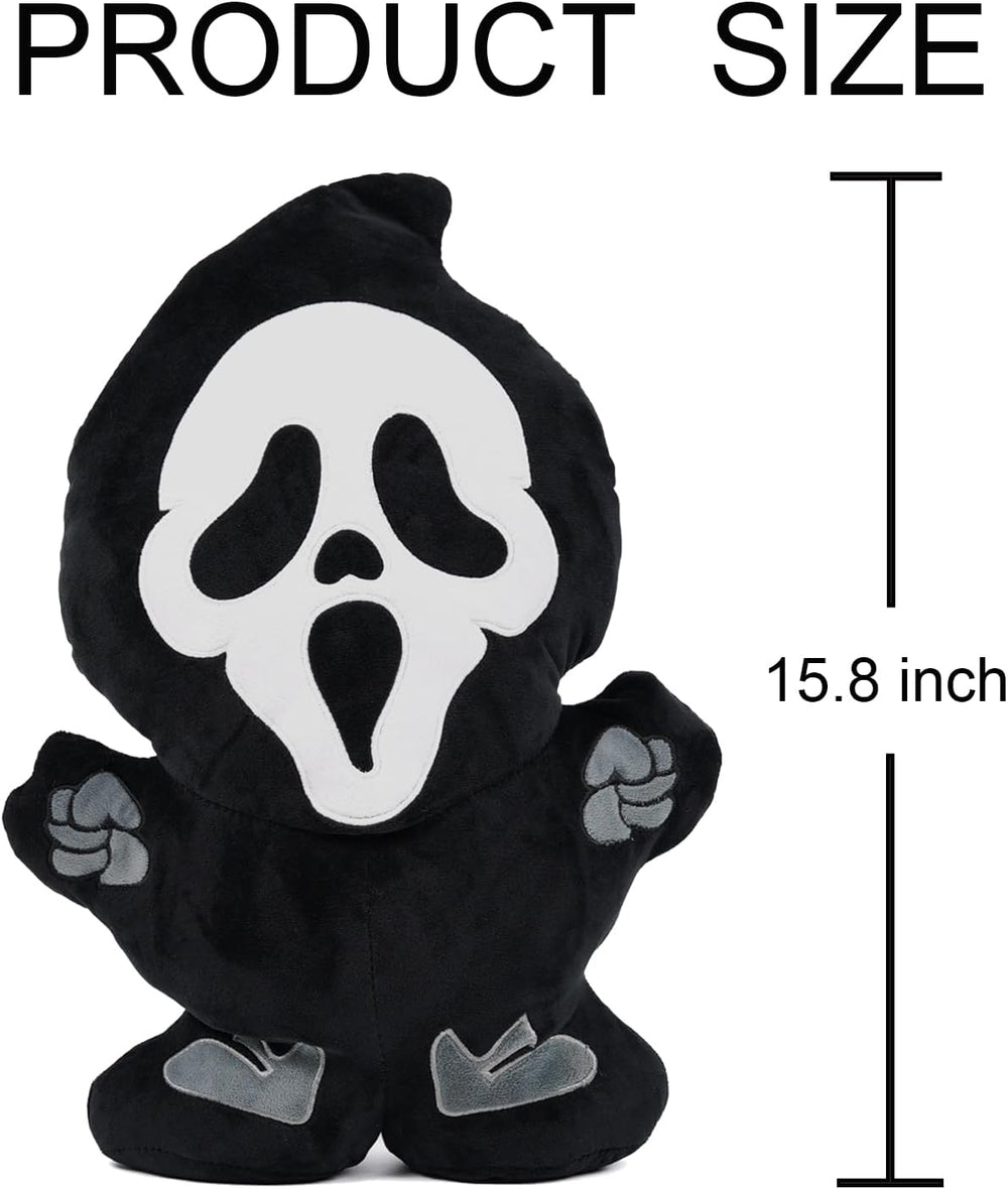 GAGEC Halloween Ghost Pillow Funny Spooky Ghost Throw Pillows 15.8 Inch Hallo...