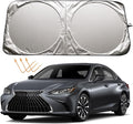 XHRING Windshield Sun Shade for Lexus is IS250 IS350 IS300 IS460 is Couple ES ES350 RC CT LS UX Series Accessories, Car Front Window Sunshade Sun Visor Shield for Lexus Sedans Sun Protection