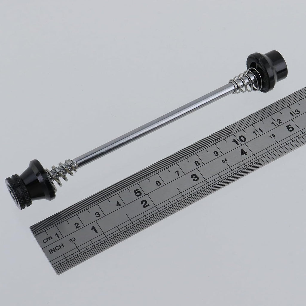 Antrader Hex Locking Skewer M5 Hex Head Anti Theft Quick Release Security Lock Skewers Set with M5 Hex L Wrench Bicycle Wheel Hub Secure-4.3" Inner Width