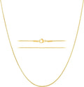 kisper gold snake chain necklace for women 24k, main product view