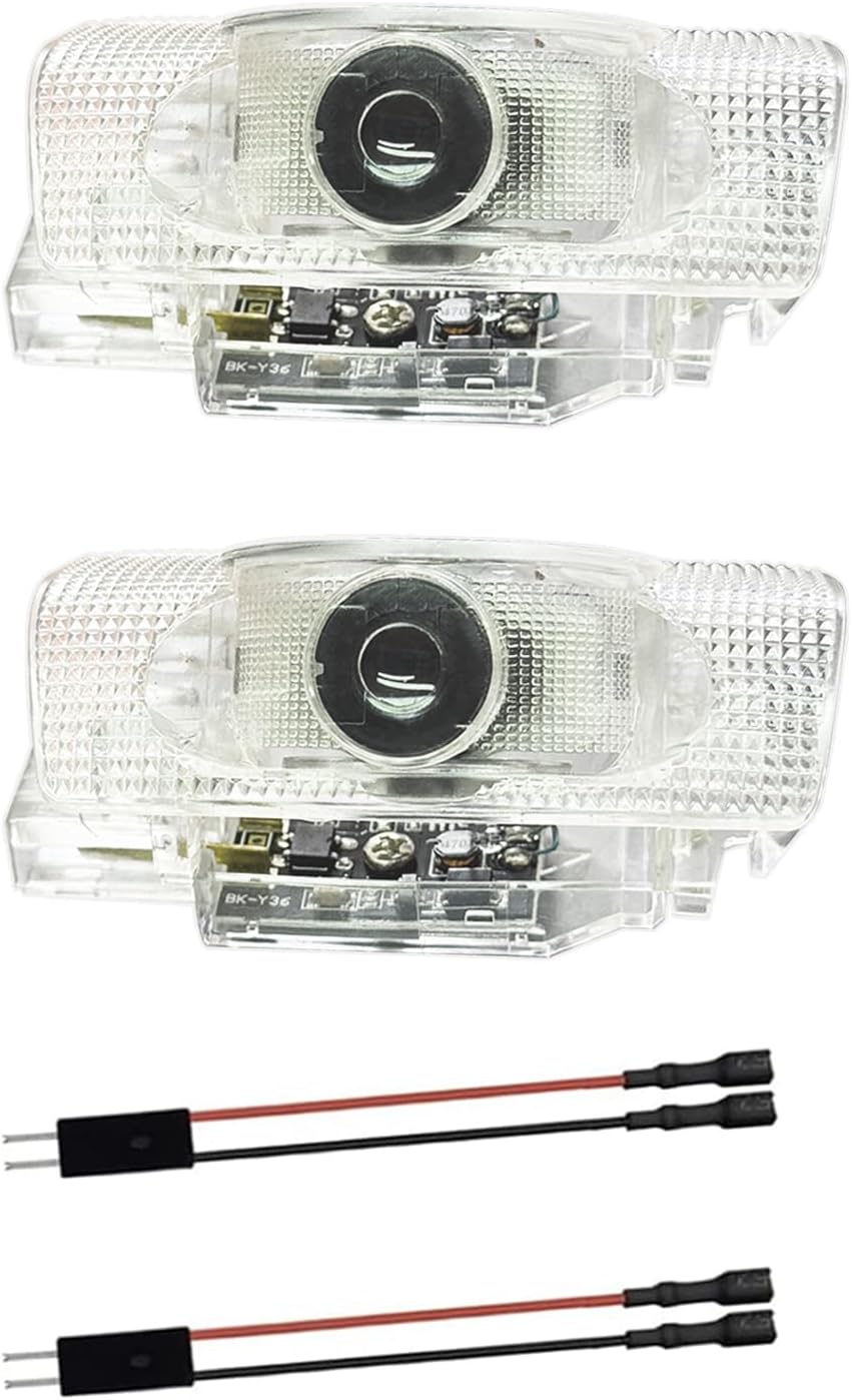 2Pcs Car Door LED Projector, Puddle Lights Door Light Welcome Lights Car Door Light Compatible with LS/ES/is/LX/RX/GS/GX/RC/UX Accessorie