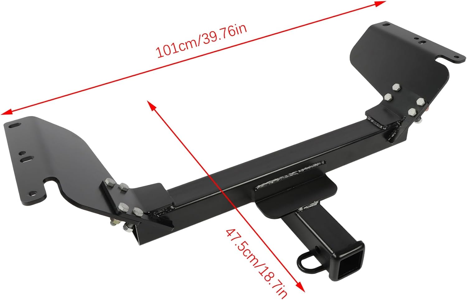 Trailer Rear Bumper Tow Hitch Receiver 2" Replacement for Equinox Terrain 2018 2019 2020 2021 2022 2023 2024 2025