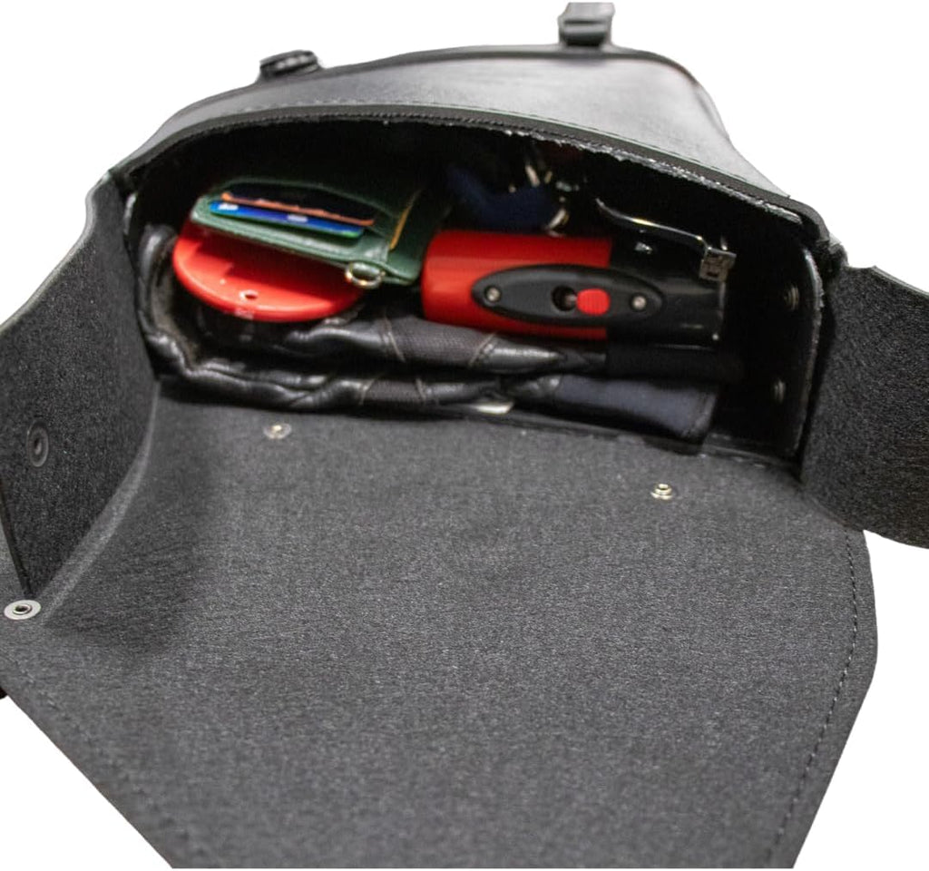 Dowco Willie & Max Black Jack Swingarm Bag - Black Buckle - Triangulated Swingarms - 59776-05,10.5" x 11.5" x 4.5"