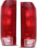 G-PLUS Tail Lights Compatible with Ford Bronco/F150 1990-1996/Fit Ford F250 F350 1990-1997,E9TZ13405C E9TZ13404C, Rear Brake Lamps Assembly w/o Blubs Driver and Passenger Side